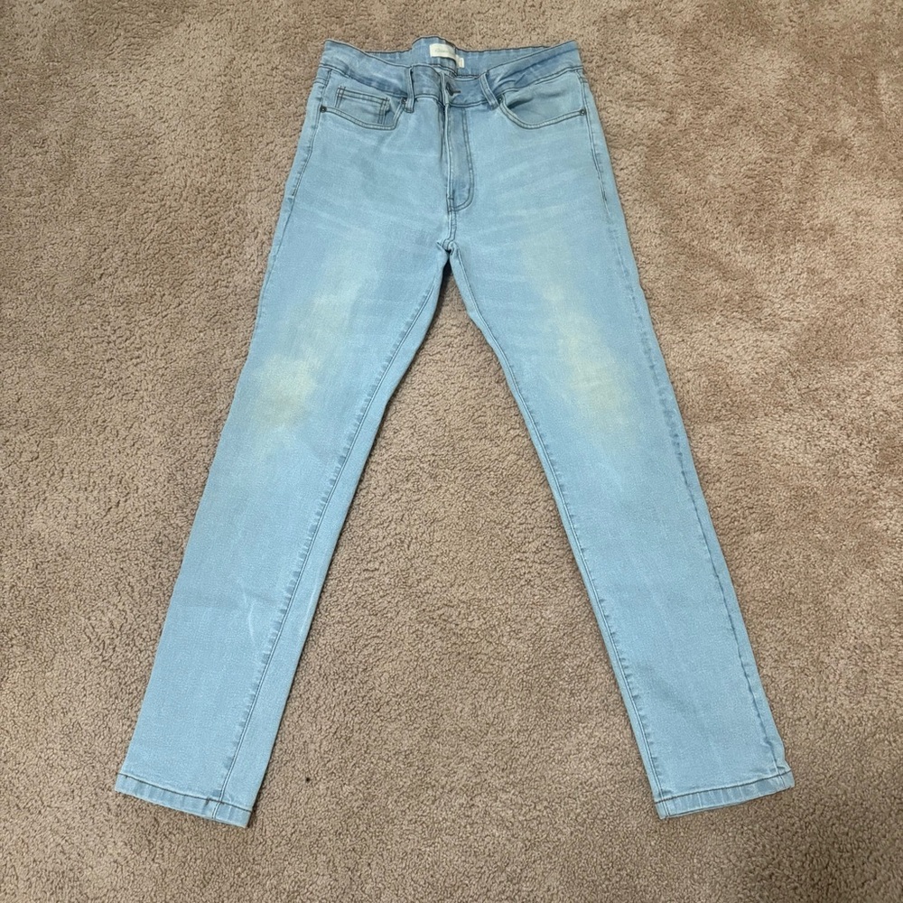 Men’s Stitches & Rivets Light Blue Skinny Jeans